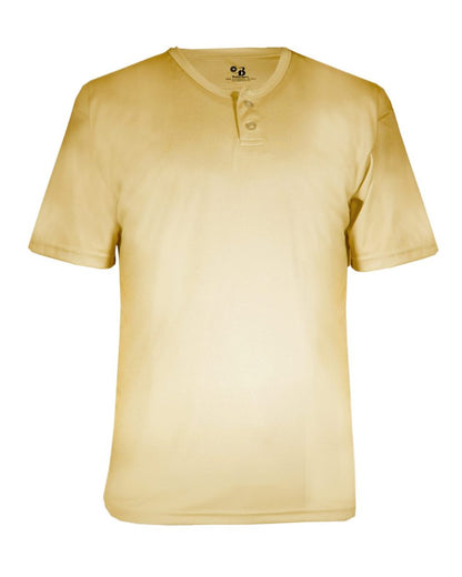Alleson Athletic Men's B-Core Placket Jersey 7930 #color_Vegas Gold