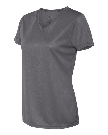 Augusta Sportswear Women's Nexgen Wicking V-Neck T-Shirt 1790 #color_Graphite