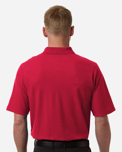 Harriton Men's Maverick CVC Pique Polo M105 #colormdl_Red