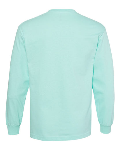 American Apparel Unisex Heavyweight Cotton Long Sleeve Tee 1304 #color_Celadon