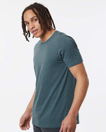 Tultex Combed CVC T-Shirt 602CVC #colormdl_Heather Deep Teal