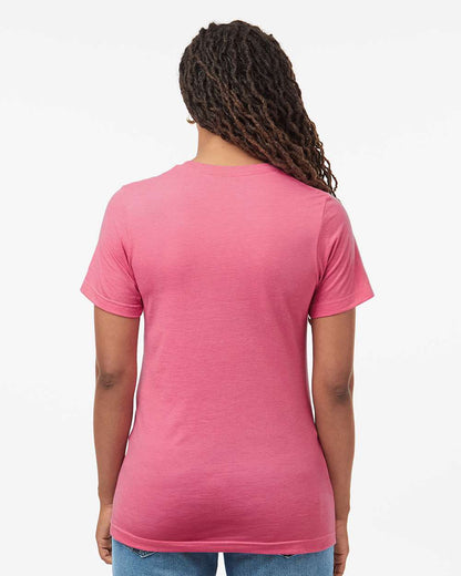 Tultex Combed CVC T-Shirt 602CVC #colormdl_Heather Charity Pink