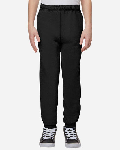 JERZEES Youth NuBlend® Joggers 975YR #colormdl_Black