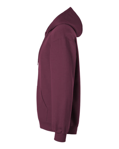 Gildan Unisex Softstyle® Full-Zip Hooded Sweatshirt SF600 #color_Maroon