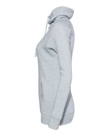 MV Sport Women’s Space-Dyed Cowl Neck Sweatshirt W20155 #color_Light Blue