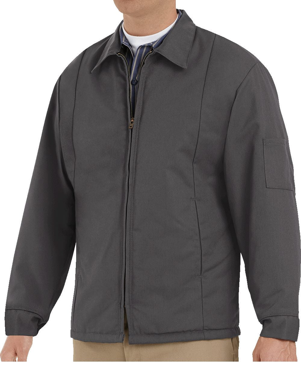 Red Kap Men's Tall Perma-Lined Panel Jacket JT50T