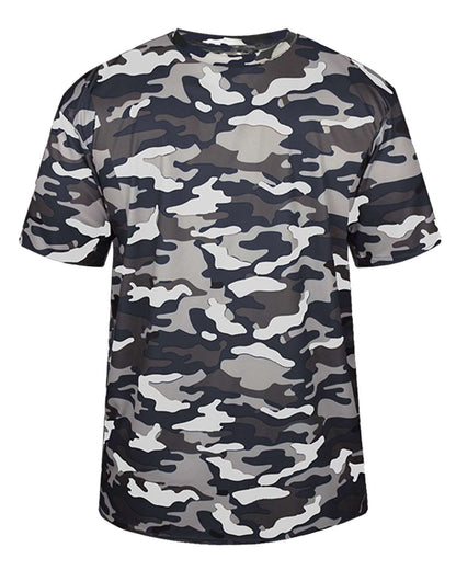 Badger Camo T-Shirt 4181 #color_Navy