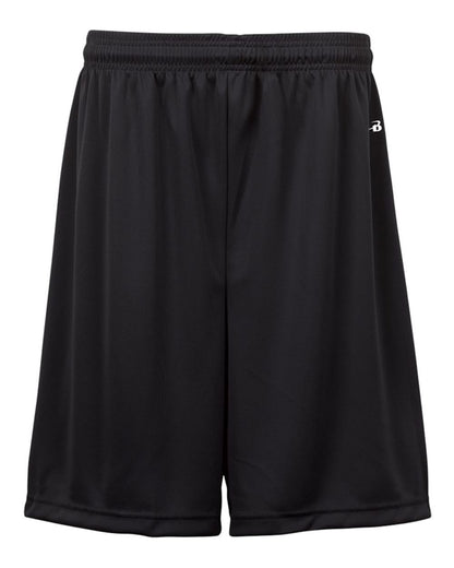 Badger Youth B-Dry 6" Shorts 2107 #color_Black