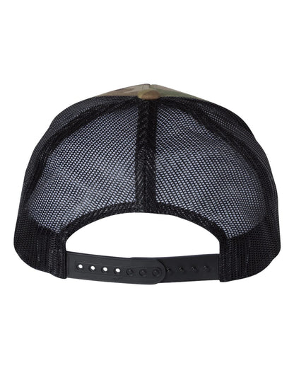YP Classics Retro Trucker Cap 6606 #color_Multicam Green/ Black