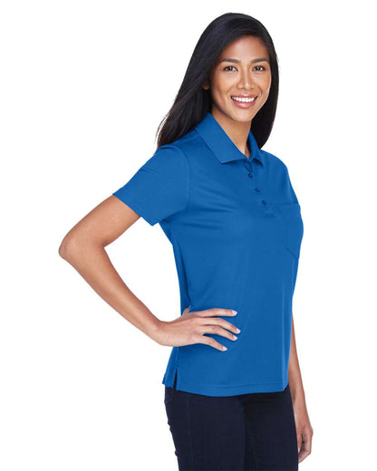 CORE365 Women's Origin Performance Piqué Polo with Pocket 78181P #colormdl_True Royal