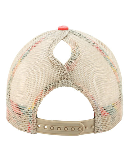 Infinity Her Women's Washed Mesh-Back Cap TESS #color_Sherbet/ Stripes