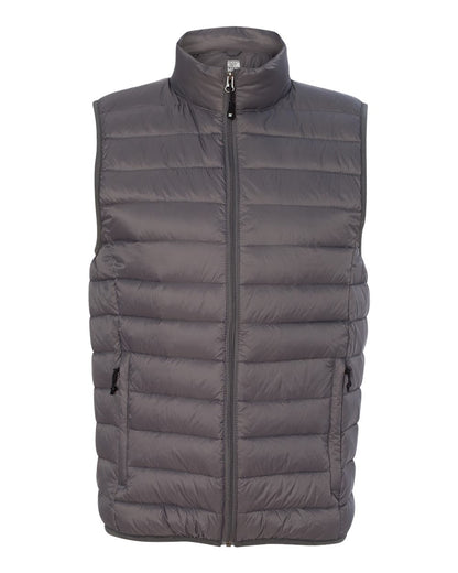 Weatherproof Men's 32 Degrees Packable Down Vest 16700 #color_Dark Pewter