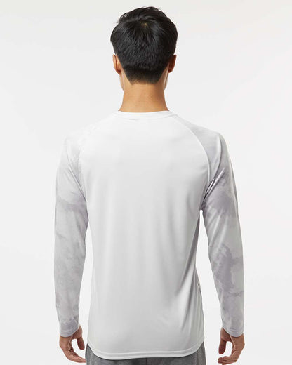 Paragon Unisex Cabo Camo Performance Long Sleeve T-Shirt 228 #colormdl_Aluminum