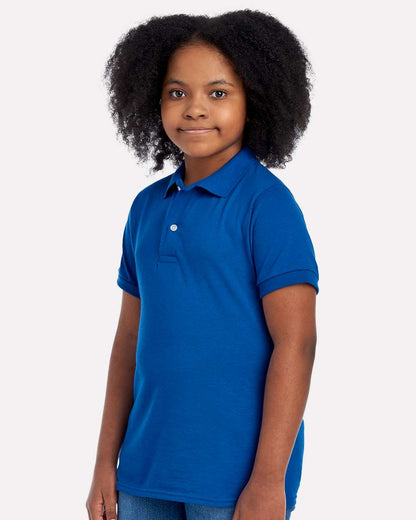 JERZEES Youth Dri-Power® Polo 437K #colormdl_Royal