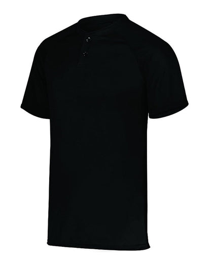 Augusta Sportswear Attain Two-Button Jersey 1565 #color_Black