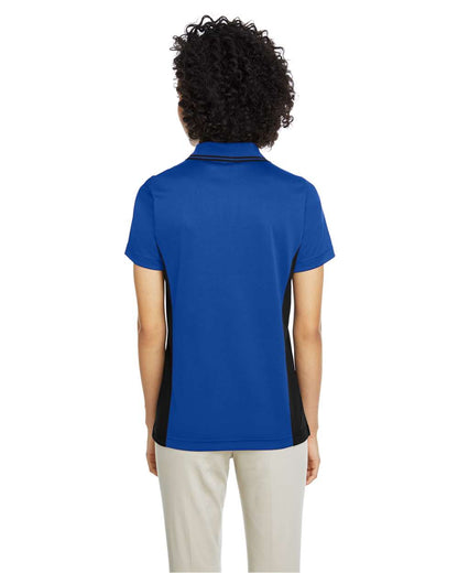 Harriton Women's Flash Snag Protection Plus IL Colorblock Polo M386W #colormdl_True Royal/ Black