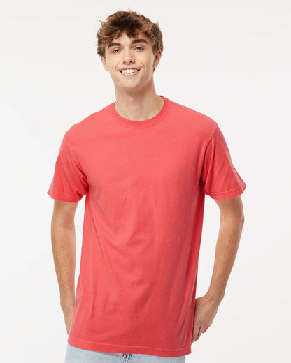 M&O Unisex Vintage Garment-Dyed T-Shirt 6500M #colormdl_Bright Salmon