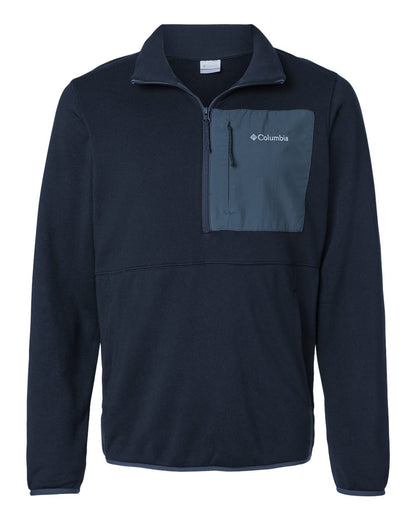 Columbia Men's Columbia Hike™ II Half-Zip Pullover 209760 #color_Collegiate Navy/ Dark Mountain
