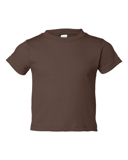 Rabbit Skins Toddler Cotton Jersey Tee 3301T #color_Brown