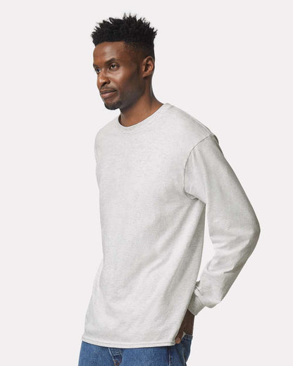 Gildan Unisex Ultra Cotton® Long Sleeve T-Shirt 2400 #colormdl_Ash