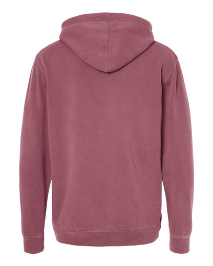 Independent Trading Co. Unisex Midweight Pigment-Dyed Hooded Sweatshirt PRM4500 #color_Pigment Maroon