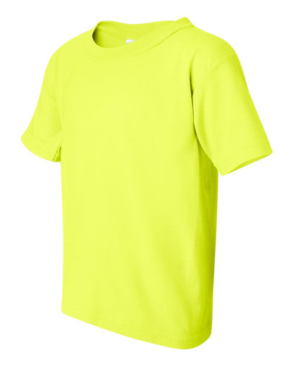 Gildan Heavy Cotton™ Youth T-Shirt 5000B #color_Safety Green