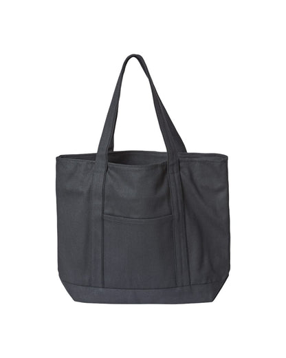 Liberty Bags XL Zippered Cotton Canvas Resort Tote 8873 Liberty Bags XL Zippered Cotton Canvas Resort Tote 8873