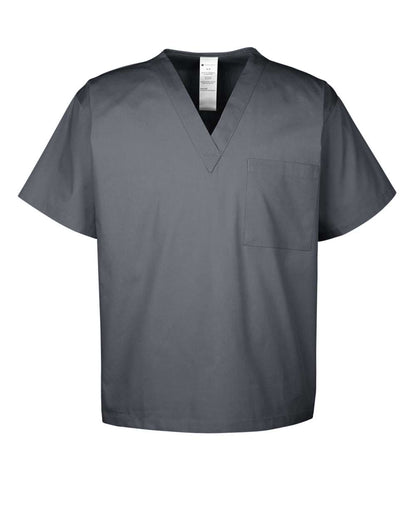 Harriton Unisex Restore Scrub Top M897 #color_Dark Charcoal