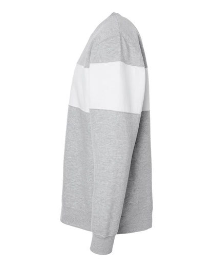 J. America Unisex Varsity Fleece Crewneck Sweatshirt 8646 #color_Oxford