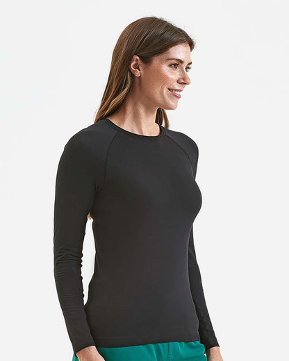 Onna Women's Unstoppable Long Sleeve Fresh Underscrub Base Layer NN370 #colormdl_Black