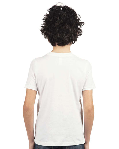Next Level Youth Cotton T-Shirt 3310 #colormdl_White