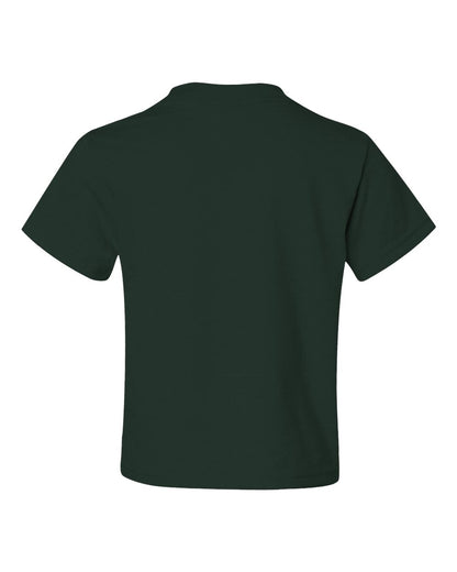 JERZEES Youth Dri-Power® 50/50 T-Shirt 29BR #color_Forest Green