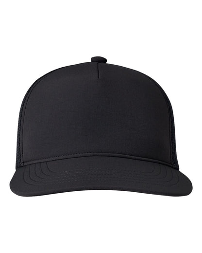 Big Accessories Bend Foam Trucker Cap BA708 #color_Black/ Black