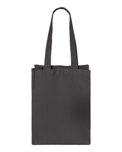 Q-Tees 12L Gussetted Shopping Bag Q1000 #color_Charcoal