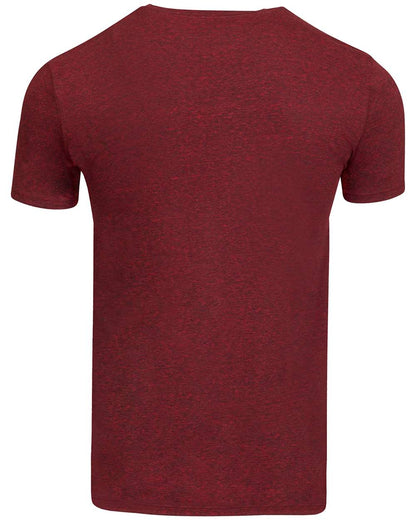 Threadfast Apparel Unisex Triblend T-Shirt 102A #color_Cardinal Black Triblend