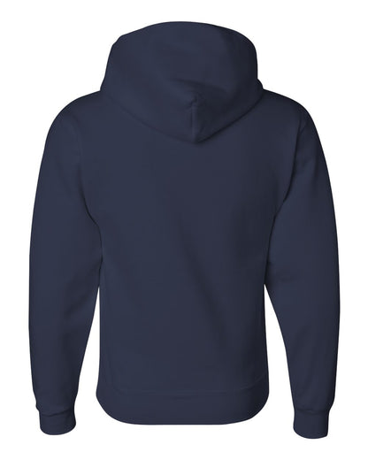 JERZEES Unisex Super Sweats NuBlend® Hooded Sweatshirt 4997MR #color_J. Navy