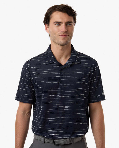 Adidas Men's Ultimate365 Mesh Glimmer Print Polo A2015 #colormdl_Collegiate Navy