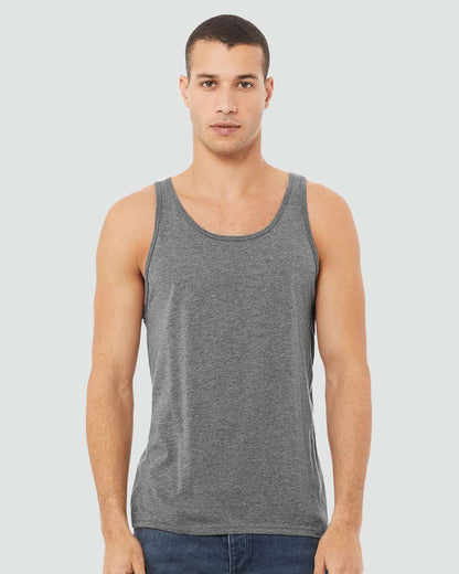 BELLA + CANVAS Triblend Tank 3484 #colormdl_Grey Triblend