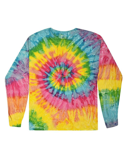 Colortone Youth Tie-Dyed Long Sleeve T-Shirt 2000Y #color_Saturn