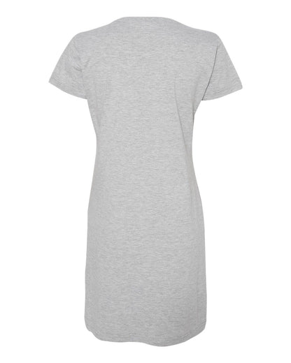 LAT Women's Fine Jersey V-Neck Coverup 3522 #color_Heather