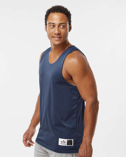 Alleson Athletic Reversible Tank 506CR #colormdl_Navy/ White