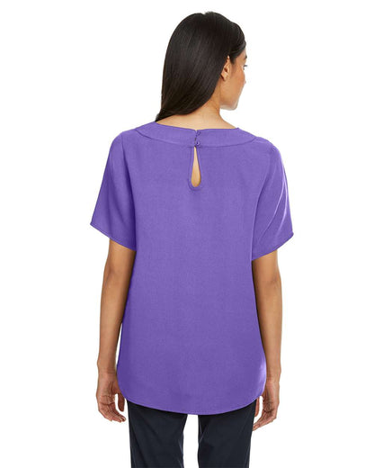 Devon & Jones Women's Perfect Fit™ Boat Neck Blouse DP613W #colormdl_Grape