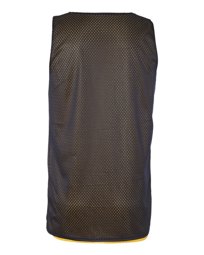 Badger Pro Mesh Reversible Tank Top 8529 #color_Navy/ Gold