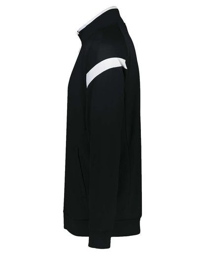 Holloway Youth Limitless Full-Zip Jacket 229679 #color_Black/ White/ Black