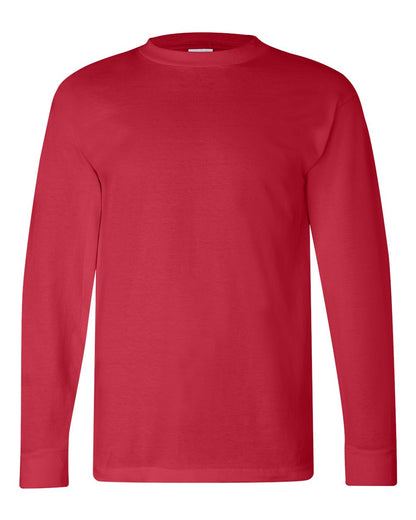 Bayside USA-Made Long Sleeve T-Shirt 6100 #color_Red