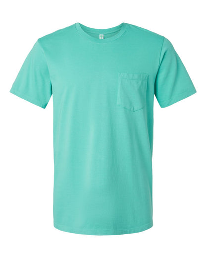 SoftShirts Unisex Classic Pocket T-Shirt 210 #color_Seafoam