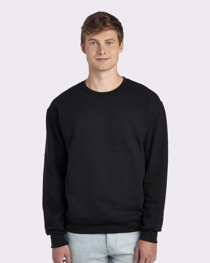 JERZEES Unisex NuBlend® Crewneck Sweatshirt 562MR #colormdl_Black