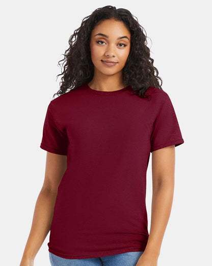 Hanes Essential-T T-Shirt 5280 #colormdl_Athletic Cardinal