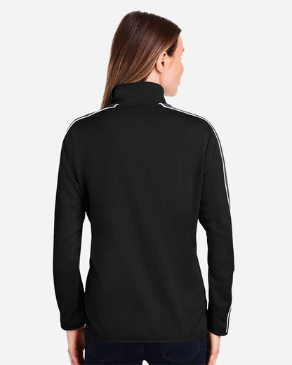 Under Armour Women's Command 2.0 Quarter-Zip Pullover 1383274 #colormdl_Black/ White