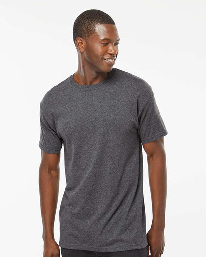 M&O Men's Gold Soft Touch T-Shirt 4800 #colormdl_Dark Heather